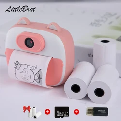 Littlebrat – appareil Photo instantané pour enfants, caméra vidéo numérique, jouets pour filles, cadeaux d'anniversaire 