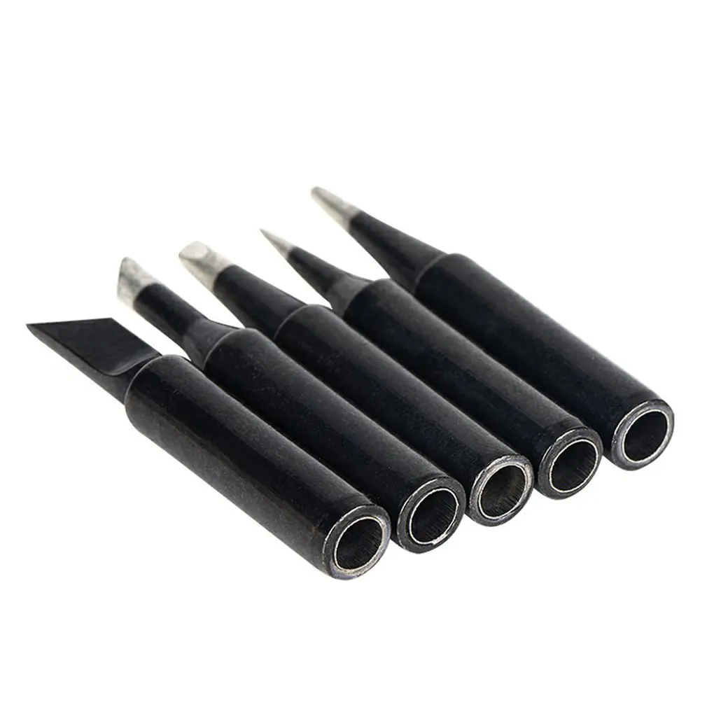 flux core wire 5pcs Soldering Iron Tips Internal Heated 936 Soldering Head Universal Welding Solder Rework Tools Accessories stainless welding rod