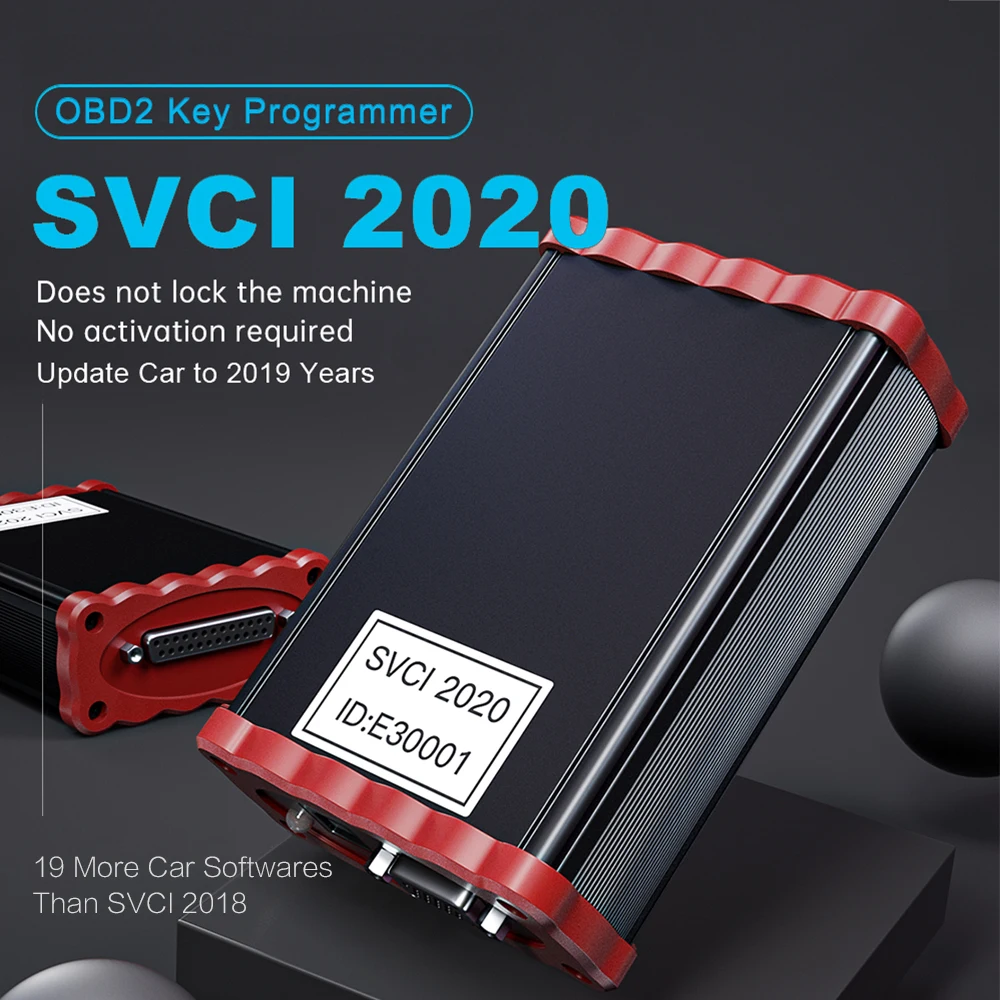 US $136.29 New SVCI 2020 V381 OBD2 Key Programmer SVCI Covers VVDI2 2018 2019 No Limited SVCI Abrite Commander For Car Diagnostic Scanner