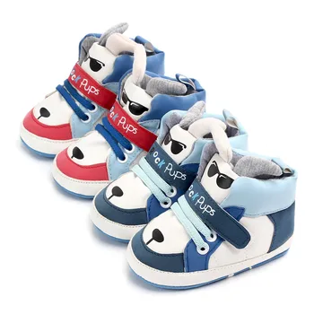 

Baby Boy Shoes Dog animal Cartoon Baby Shoes Anti-slip Baby Girls Shoes Sneaker Prewalker Patchwork First Walkers 0-18M