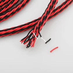High Quality 8AG OCC Copper Silver Plated Wire Cable for HIFI Audio Speaker Amplifier Turntable CD Player