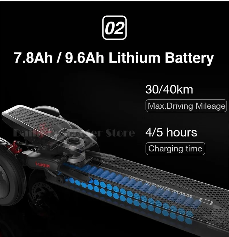 Three Wheel Foldable Electric Scooter 48V 350W E Scooter Stand Up Adult Kick Scooter With Seat                                   (12)