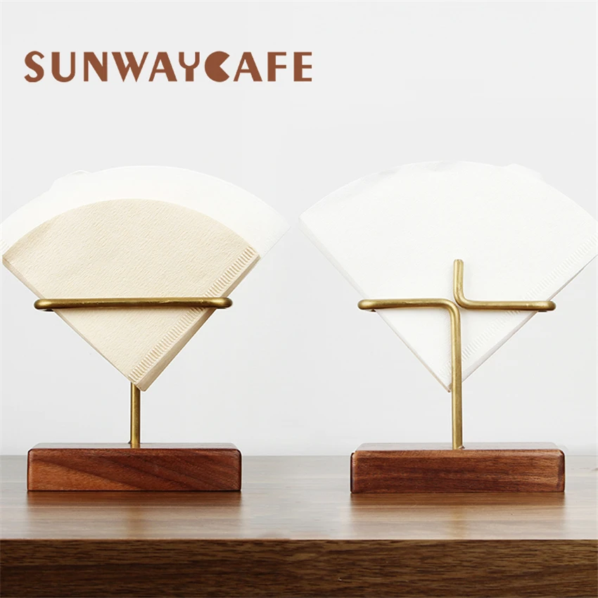 

Wooden V60 Filter Paper Rack Filtering Paper Storage Holder Stand Coffee Tools Household Coffee Accessories For Barista