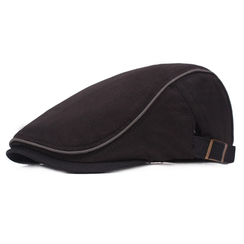 New Cotton And Linen Hemp Beret Men Gorras Planas Cap Boinas Masculinas Flat Caps Men's Hats