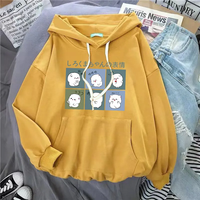 hoodies women Japan Cartoon Print Sweatshirt hoodie-women hoodies women winter teenager girl  Outdoor Pullover