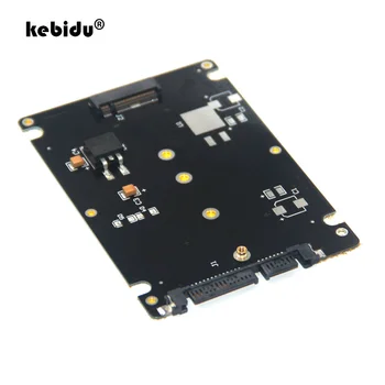 

kebidu M.2 NGFF SSD to 2.5 SATA 22Pin Adapter Card With Enclosure Socket M2 NGFF SSD Solid State Hard Driver Metal Case