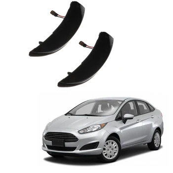 

New 2pcs/set Flow Water Mode LED Turn Signal Lamp Indicator Light for Fiesta B-Max 2008-2017 Models Car Modified Accessories