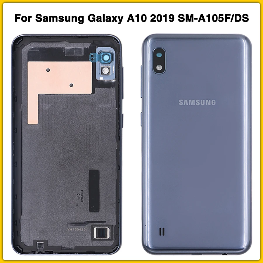 Новый A10 задний корпус чехол для Samsung Galaxy 2019 SM A105F/DS A105 батарея задняя крышка Дверь