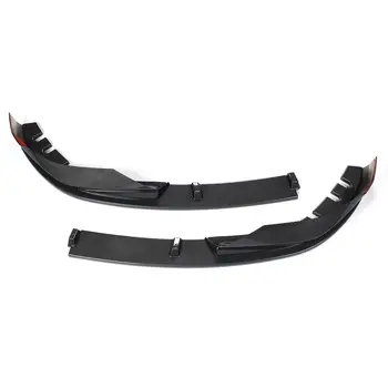 

G20 A Pair Glossy Black/Carbon Fiber Look Car Front Bumper Lip Splitter Body Kit Spoiler Diffuser For BMW 3 Series G20 2019 2020