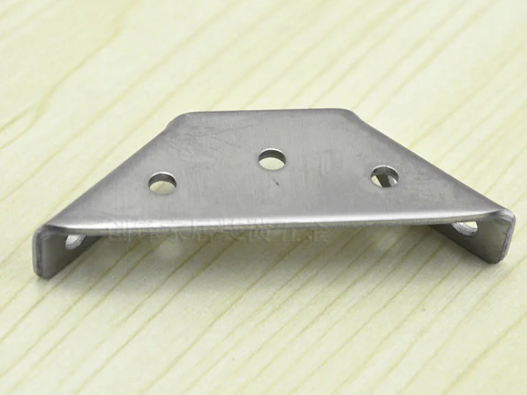 4 pcs Thick stainless steel corner Brackets three fixed multi-functional furniture hardware connection accessories iron
