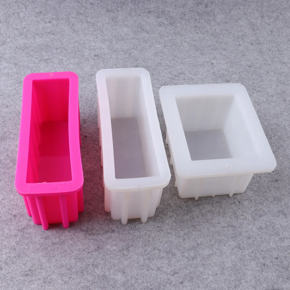 6 inch Large Square Cube Rendering Soap Silicone Molds DIY Toast Loaf Soap Making Mould Handmade DIY Crafts Decorating