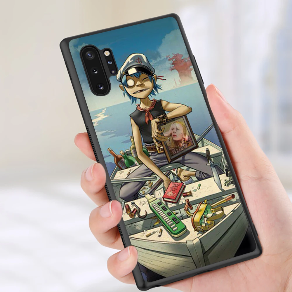 Gorillaz Группа мягкий силиконовый чехол для телефона для samsung S6 S7 край S8 S9 S10e Note 8, 9, 10, плюс M10 20 30 40