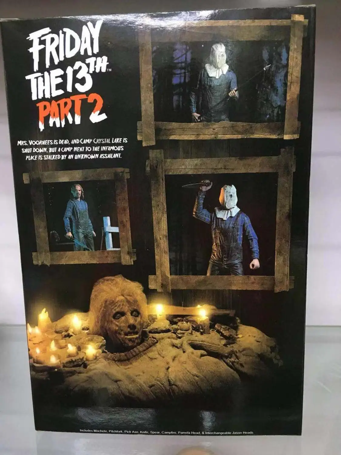 NECA пятница 13 я часть 2 Джейсон вурхисс ПВХ экшн фигурка Коллекционная модель