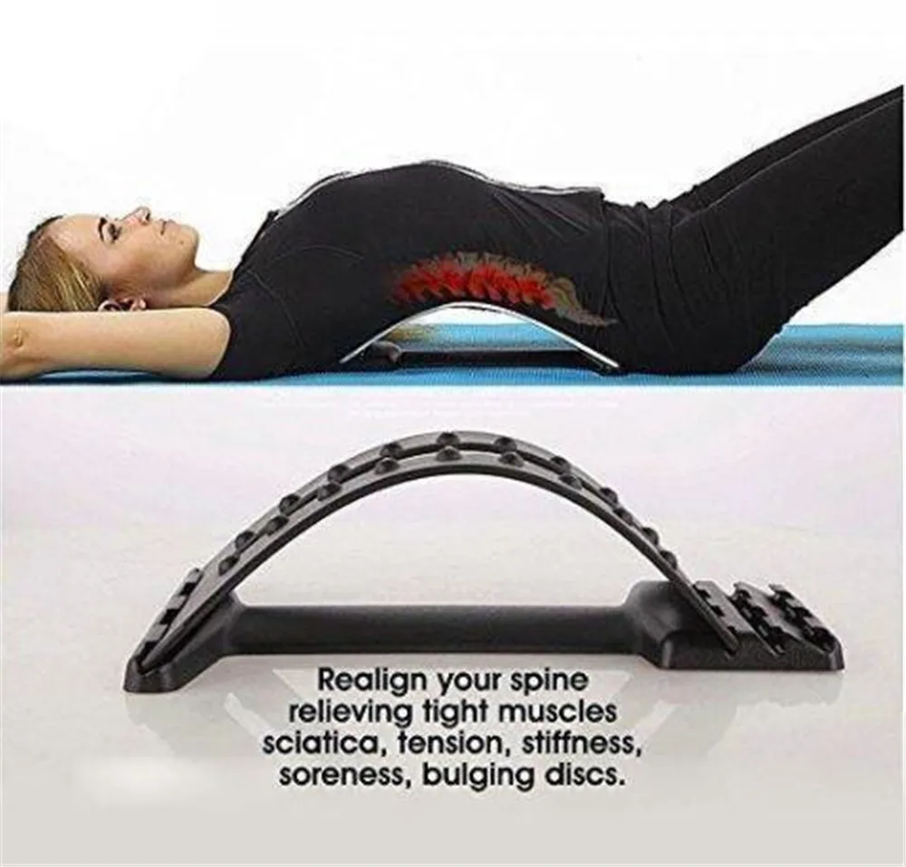 

Lumbar Pain Relief Equipment in Home Car Back Waist Support Tool Muscle Stretcher Female Male Chiropractor