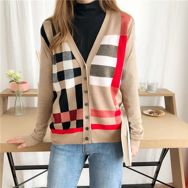 New Kind of Open-top Sweaters and Women's Wear Colour-Coloured Knitted Sweaters Early Spring Jacket Korean Edition