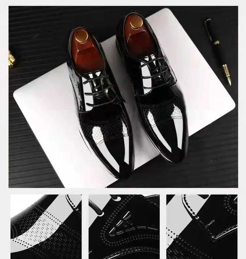 Итальянские модные элегантные туфли-оксфорды для мужчин; Мужская официальная обувь; кожаные Мужские модельные лоферы; мужские слипоны; Masculino; большие размеры