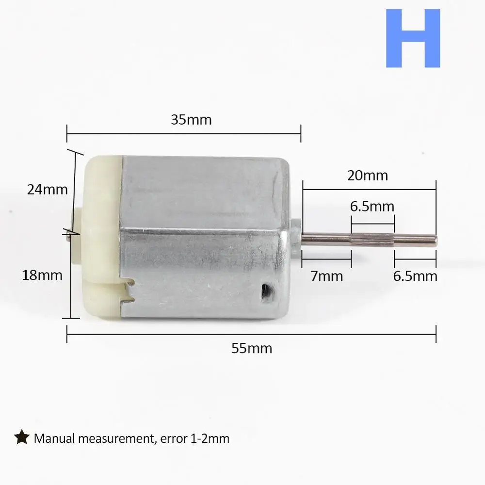 motor H AZGIANT FC280 замок двери автомобиля 12 В постоянного тока, складной зеркальный двигатель, ESL steer ELV замок двигатель, Бензобак двигатель топливный двигатель - Название цвета: motor H