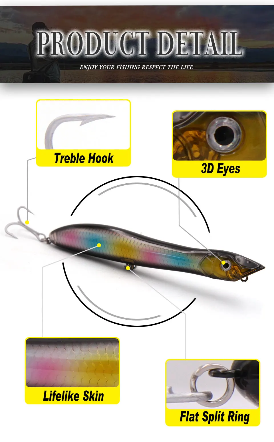 Leurre Grenouille Tête De Serpent Topwater 10cm - Appât Dur Pour Achigan, Mer Et Rivière