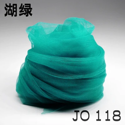 JO 118 Нейлоновая Высококачественная индивидуальная Рубашка пряжа ткань ручной работы сделай сам производство принцесса Однотонная юбка шифрование прозрачная сетчатая ткань - Цвет: JO 118
