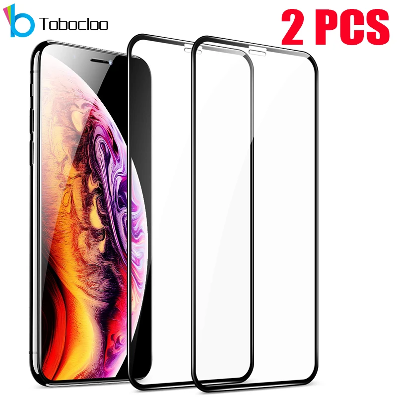 2pcs/lot Tempered Glass For Iphone 11 Pro Max 7 8 Plus 6 6s Screen