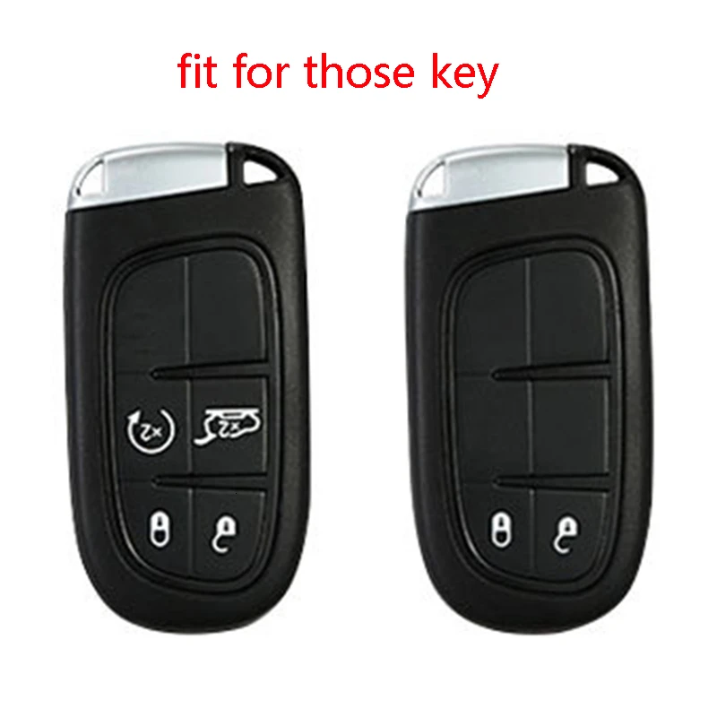 Чехол для ключей из ТПУ Jeep Renegade Grand Cherokee Dodge Journey Charger Chrysler 300C 200 300 Fiat freeont