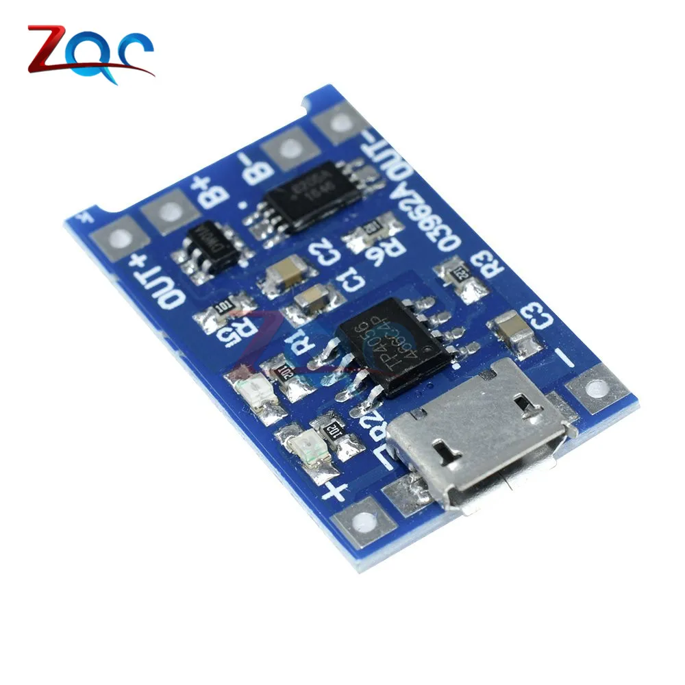 type-c Micro Mini USB 5V 1A 18650 TP4056 Li-ion Lithium Battery Charger Module Charging Board Connector W/ Protection Functions