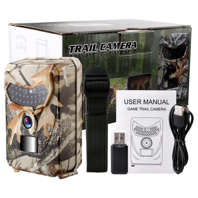 US $22.69 12mp Waterproof Hunting Trail Camera 1080p Infrared Night Vision Hd Video Cam Angle Wild Camera
