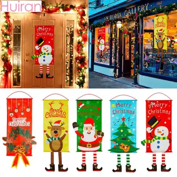 

Creation Christmas Hanging Flag Cloth Decoration Non-Woven Fabric Doors Christmas Door Hanging Merry Christmas Suspension