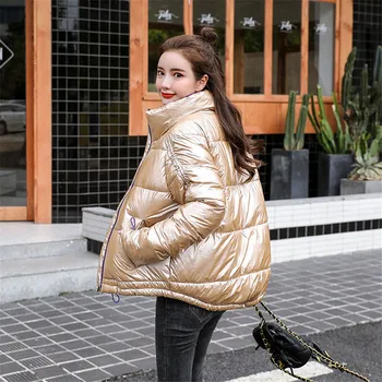 

2019 Winter Jacket Women White Duck Down Jacket Outwear Waterproof Loose Coat Thick Warm Down Parka