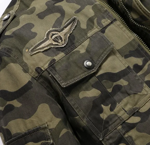 Армейская военная куртка мужская камуфляжная тактическая камуфляжная Повседневная модная куртка-бомбер