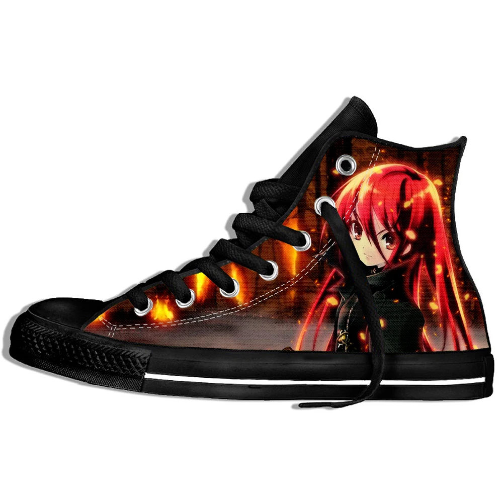 Shakugan No Shana4 Прогулочные парусиновые ботинки; дышащая обувь Shakugan No Shana; спортивная обувь унисекс в стиле аниме для костюмированной вечеринки; классические кроссовки - Цвет: Shakugan No Shana4