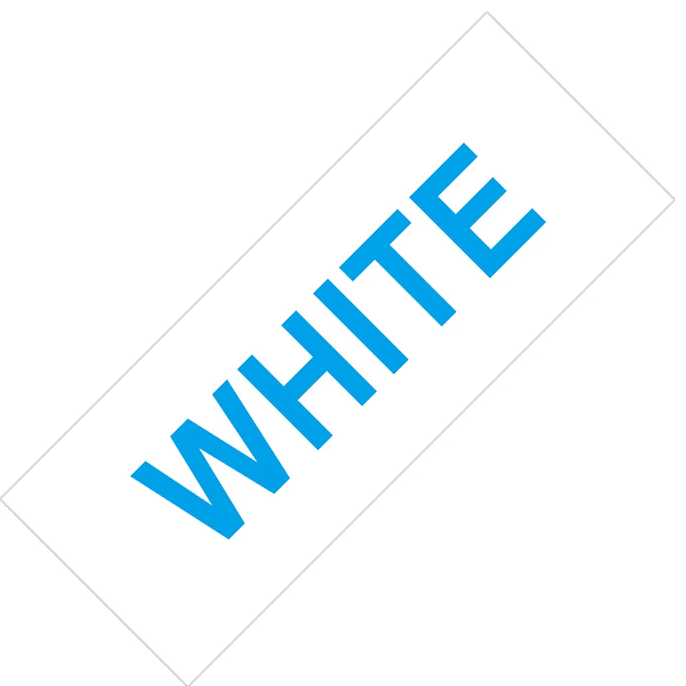 Blue on White 1 упаковка 24 мм TZe-251 TZe-151 TZe-651 TZe-354 запечатанных лент для Совместимость для Brother P-Touch 0,94 дюймов ламинированная лента для этикеток - Цвет: Blue on White