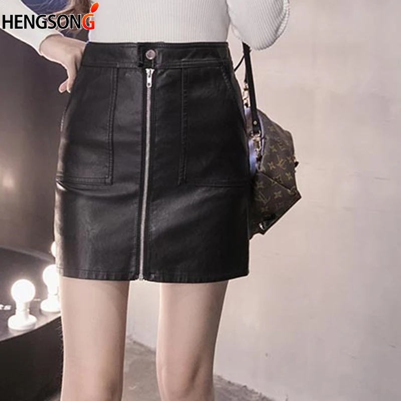 Женская элегантная облегающая Мини-Юбка До Колена 2018 Однотонная юбка из