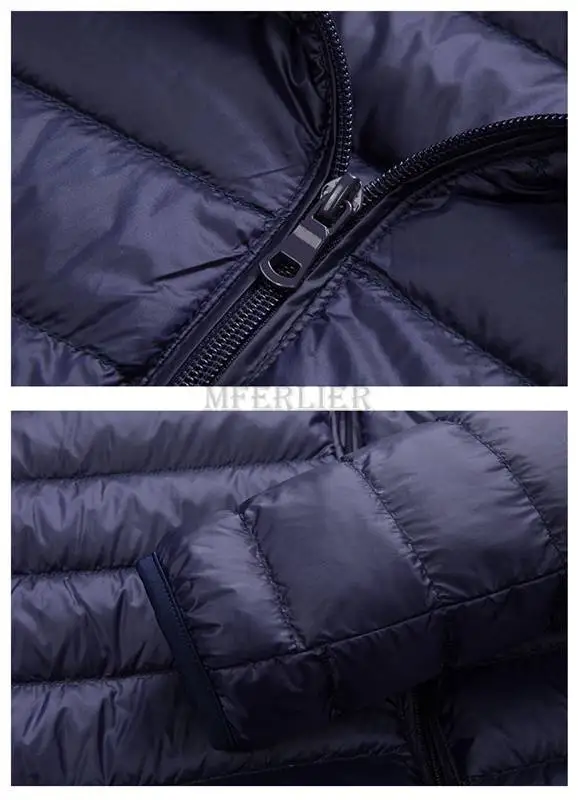 winter men parkas down jacket warm stand collar large size 10XL 8XL thick warm coat oversize outwear fat coat wine red 54 60 52 6