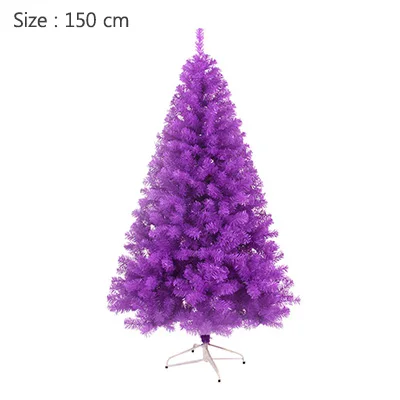 150 cm-Purple Strongwell шифрование сосновая фиолетовая Рождественская елка искусственные елочные украшения Рождественское украшение для домашнего декора - Цвет: 150 cm-Purple