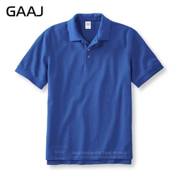 Luxurious Cotton Polo Shirt - Fashionable Short Sleeve Golf Wear - 3XL (Blue)
