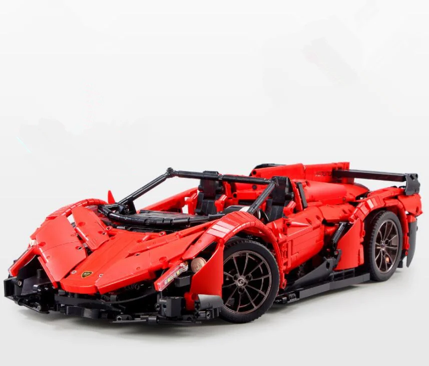 

New 13079 Technic series the Veneno Roadster model building blocks set compatible MOC-10559 Classic RC Car Car-styling Toys