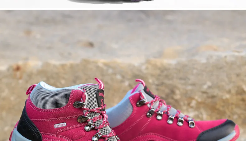 Уличные походные ботинки; женские нескользящие треккинговые ботинки; водонепроницаемые ботинки для альпинизма; повседневные женские кроссовки; кожаные ботинки для охоты