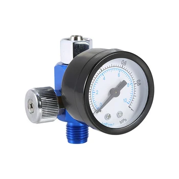 

Set Regulator Gauge Mini Air Pressure In-Line Oil Trap Filter Equipment