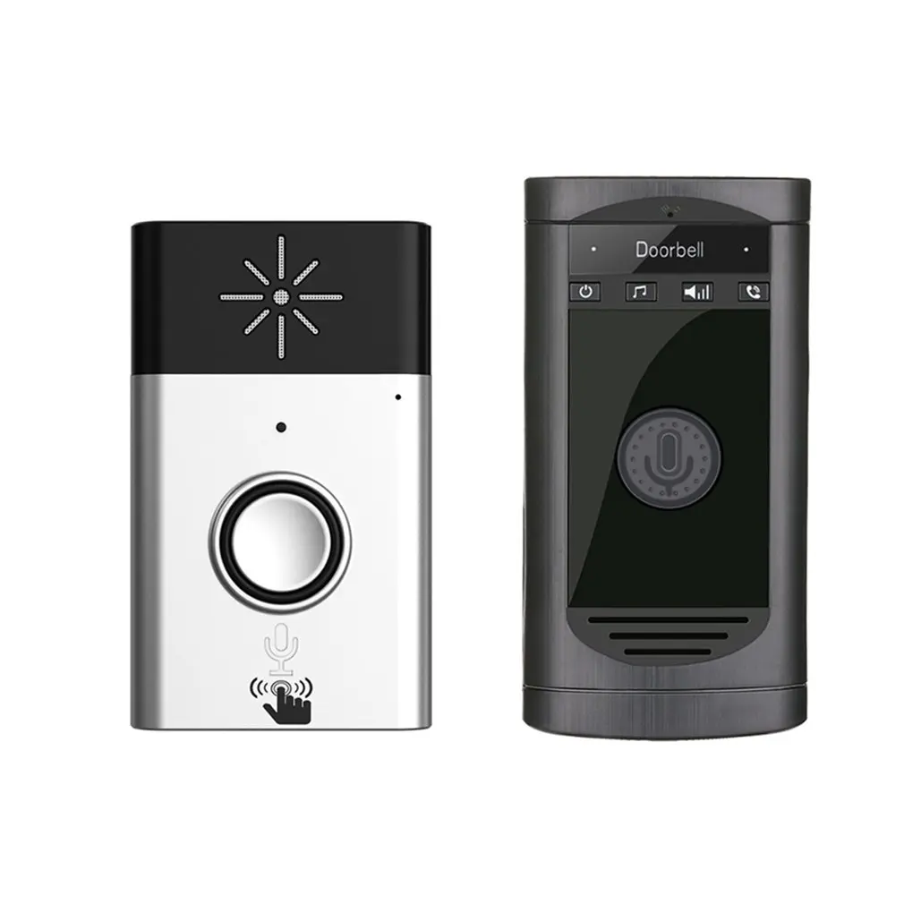 

Sliver Wireless Intercom Doorbell Home Voice Intercom Doorbell Support Two-Way Intercom Professional Penetration