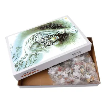 

Tiger Paper Puzzle 1000 Pieces,Puzzles for Adults & Kid's Challenge Jigsaw Puzzle Landscape,Educational Landscape Puzzles Game P