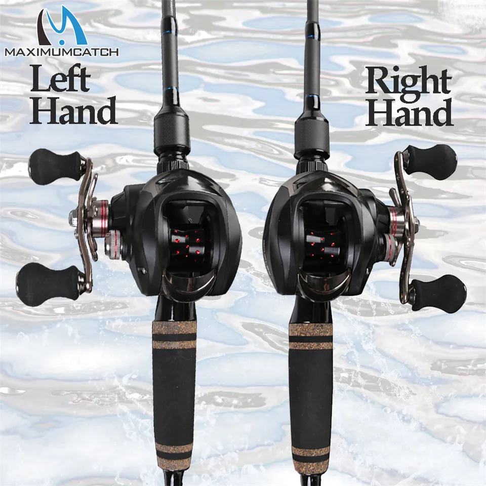 Carretel de Arremesso Carretel de Pesca 10 + 1 Maximumcatch Acuflex Centrífugo Sistema Freio Carretel 8 kg Max Arraste Bbs 6.3: 1 - 7. 0:1 Ultra Leve 6 Maximumcatch acuflex carretel de arremesso centrífugo sistema