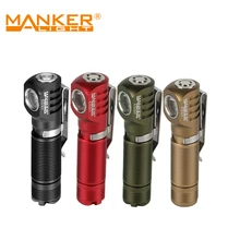 Manker e02 ii 420 lumens luminus sst20 lanterna led aaa/10440 bolso edc chaveiro tocha com cauda magnética & clipe reversível