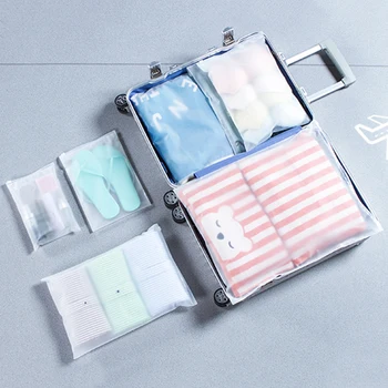 

Transparent Waterproof Travel Cosmetic Bag Women Zipper Makeup Case Men Make Up Organizer Storage Pouch Toiletry Wash Bath Kit