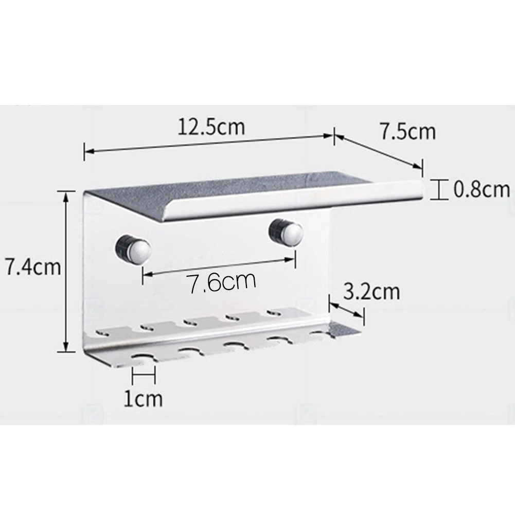 5 слотов без сверления держатель зубной щетки туалетные приборы из нержавеющей стали настенное крепление Бытовая самоклеющаяся стойка для хранения отель