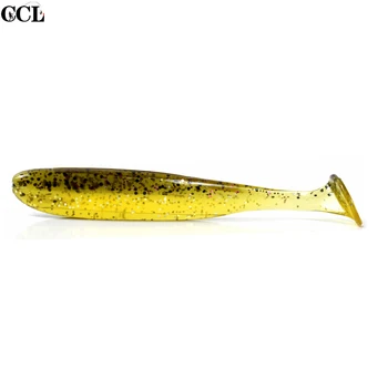 

CCLTBA 5pcs/lot 7cm 2g Bass Perch Soft Body Silicone Swimbait Fishing Lures Durable Jig Bait Rubber Fishing
