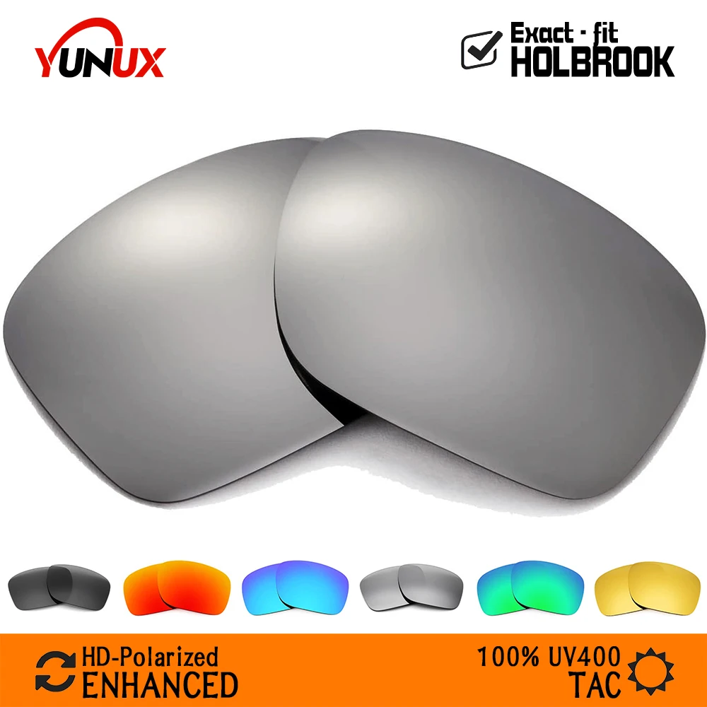 

Поляризованные линзы YUNUX повышенной яркости для солнцезащитных очков Oakley Holbrook OO9102 (Только Совместимые линзы)-только линзы