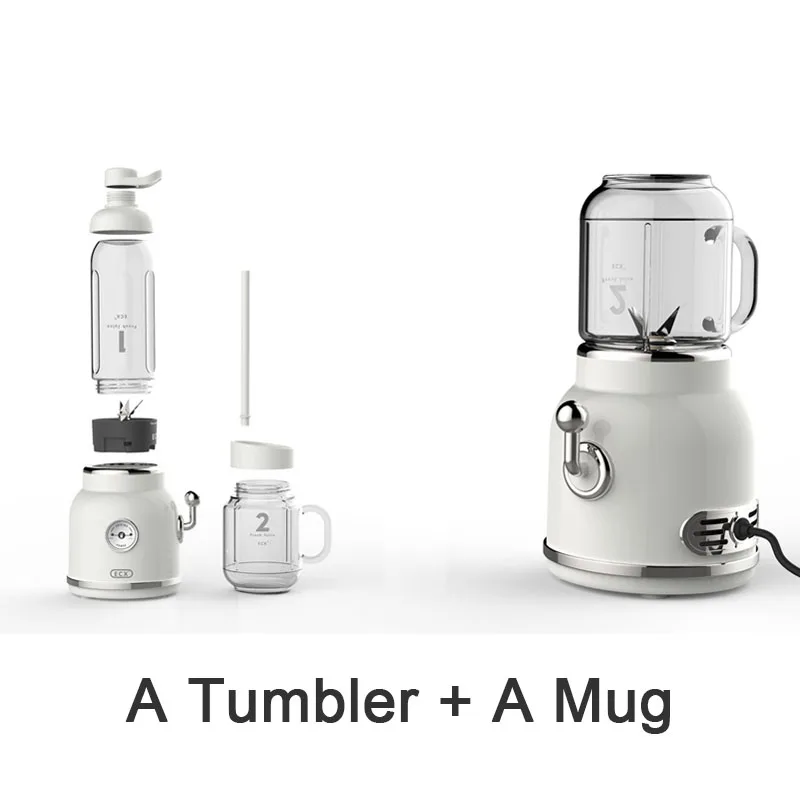 Home Electric Juicer Blender Multifunctional Smoothie Milkshake Baby Food Fruit Retro Juice Maker Machine Mixer Orange Squeezer