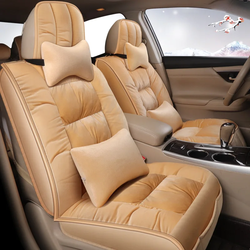 

Winter Auto Full coverage Seats Covers Plush Car Seat Cover for mazda 2 mazda 3 bk bl mazda 323 mazda 6 gg gh gj