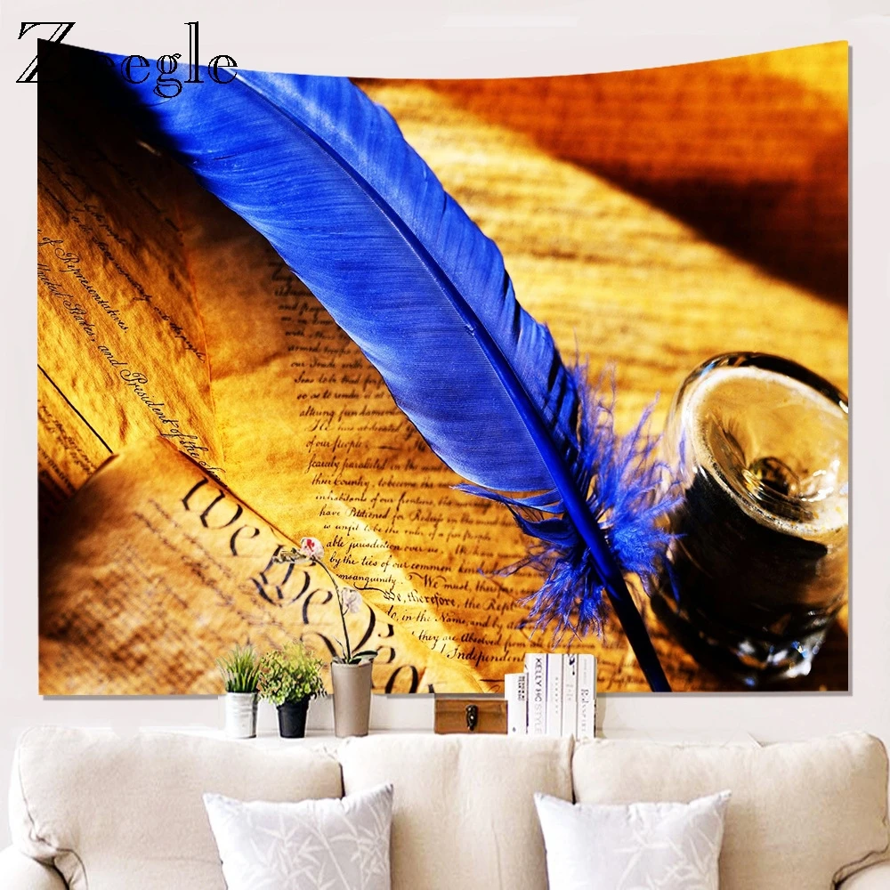Zeegle Creative Tapestry Wall Hanging Psychedelic Decorative Wall Tapestries Art Wall Carpet Office Decor Carpet Beach Towel